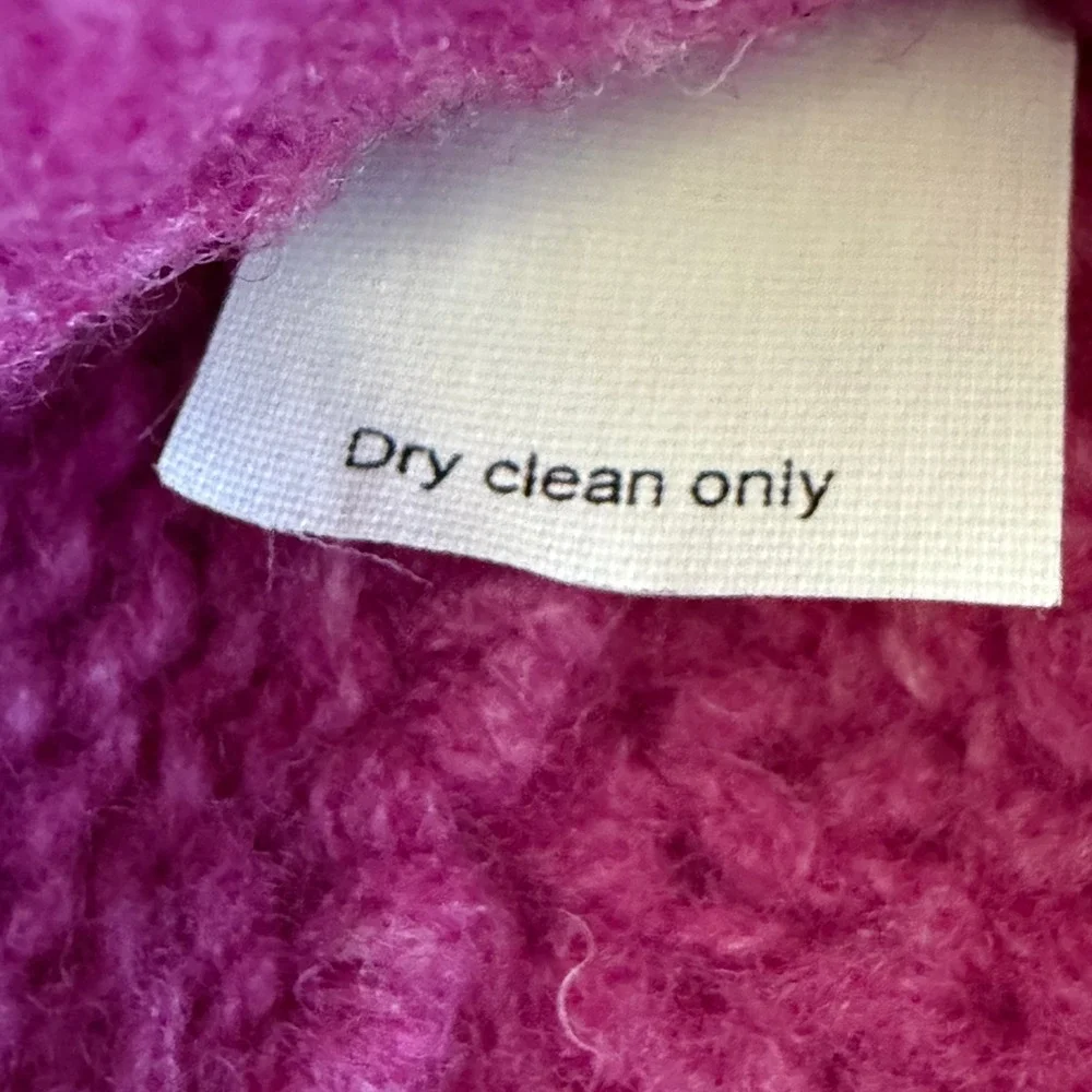 J. Crew‎ Pink Wool Cowl Neck Sweater Size Petite Medium